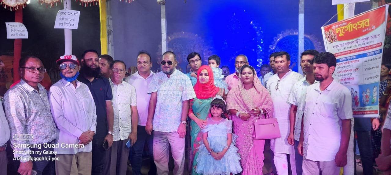 বকশীগঞ্জে শারদীয় দুর্গোৎসবে বিভিন্ন পূজা মন্ডপ পরিদর্শন