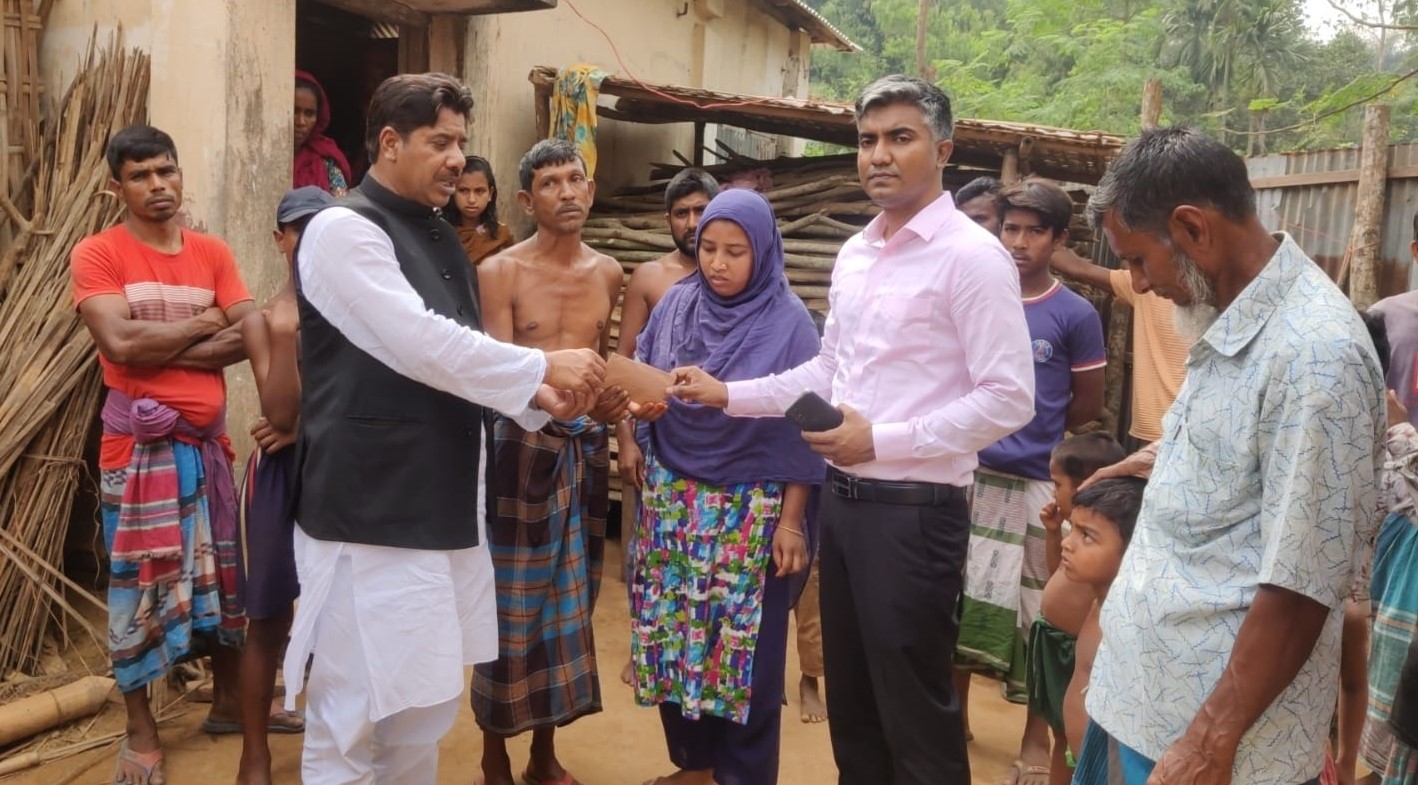 শ্রীবরদীতে বন্য হাতির আক্রমণে কৃষকের মৃত্যু: উপজেলা পরিষদের সহায়তা প্রদান