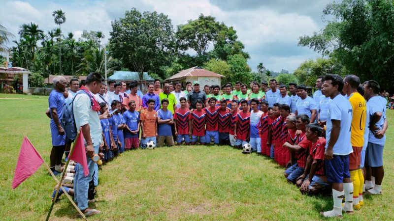 শ্রীবরদীতে মাহারি ফুটবল টুর্নামেন্ট অনুষ্ঠিত: চ্যাম্পিয়ন জেংচাম মাহারি