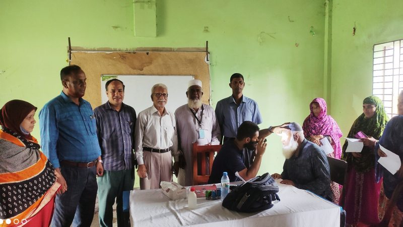শ্রীবরদীতে বীর মুক্তিযোদ্ধা’র উদ্যোগে বিনামূল্যে চক্ষু সেবা ও ছানি অপারেশন ক্যাম্প