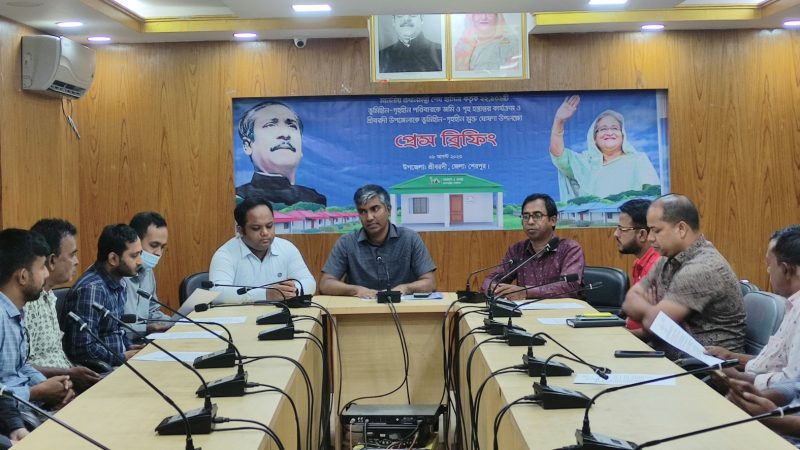 গৃহহীন ও ভূমিহীন ঘোষণা হচ্ছে শ্রীবরদী উপজেলা