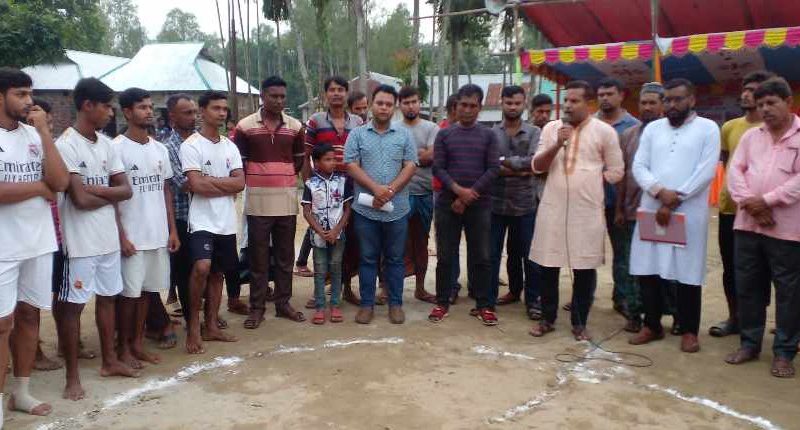 শ্রীবরদীতে  মিনিবার  ফুটবল  টুর্নামেন্টের  উদ্বোধন