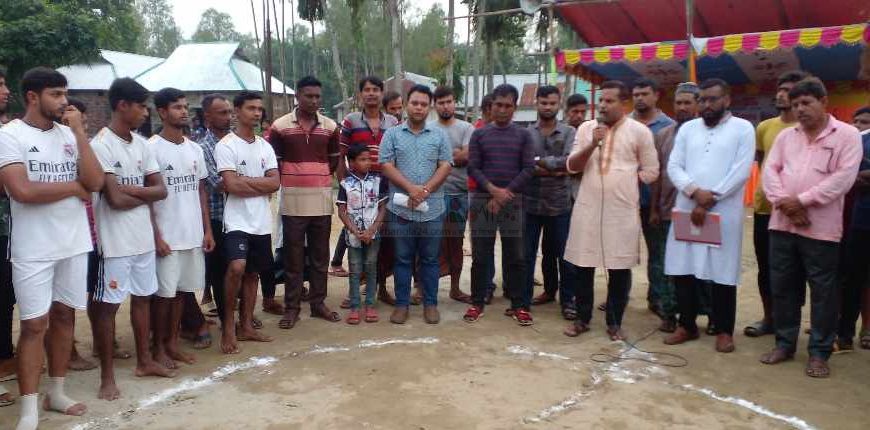 শ্রীবরদীতে  মিনিবার  ফুটবল  টুর্নামেন্টের  উদ্বোধন